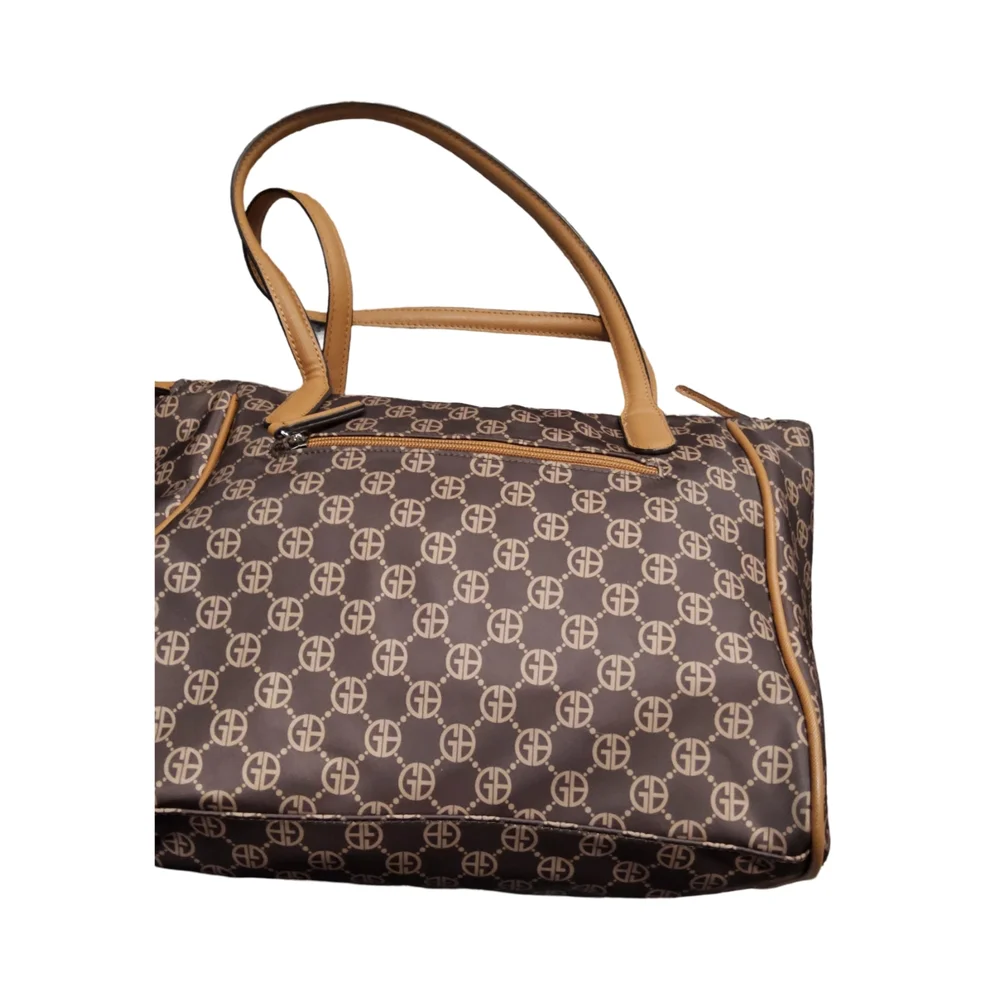 Customer Return Giani Bernini Logo nylon Tote Bag